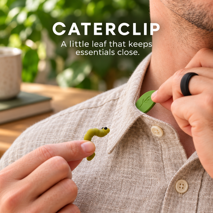 CaterClip — Leafy Magnetic Clip