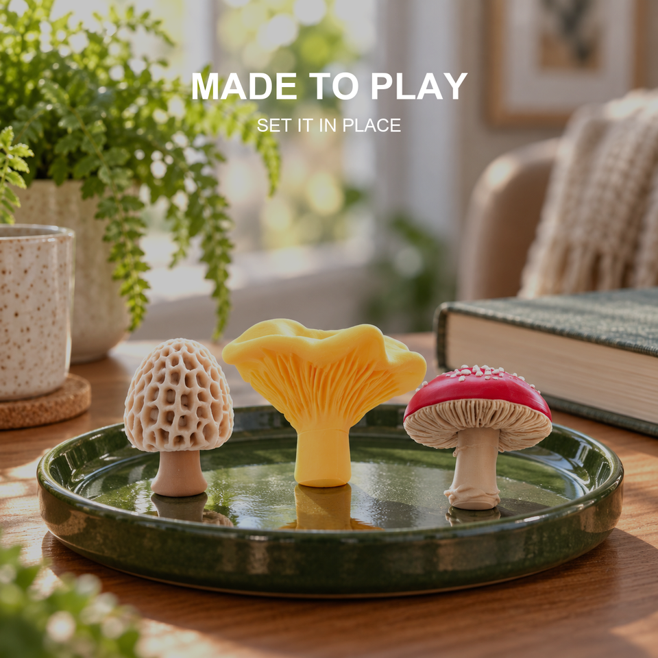Magnetic Mushroom Pack II — Woodland Magnets — Feature view