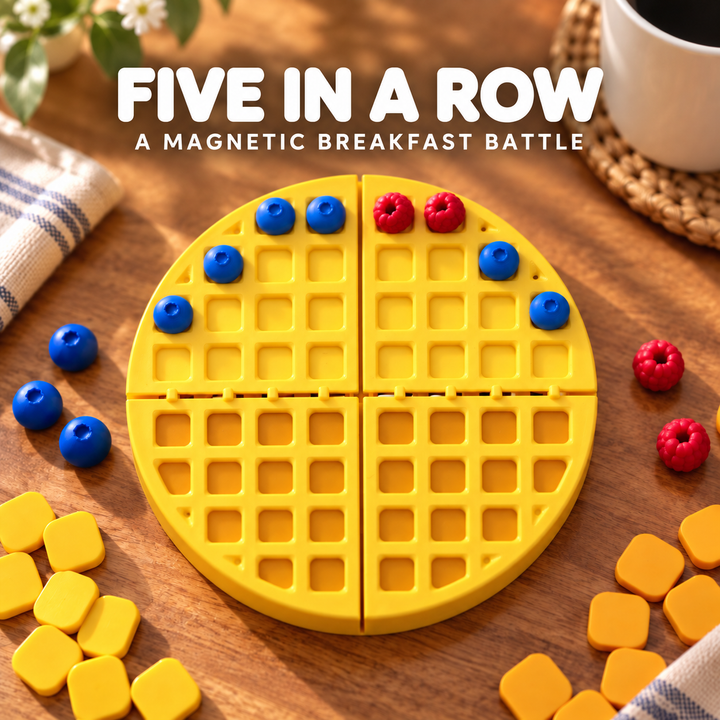 Waffle Stacks — Magnetic Line Game