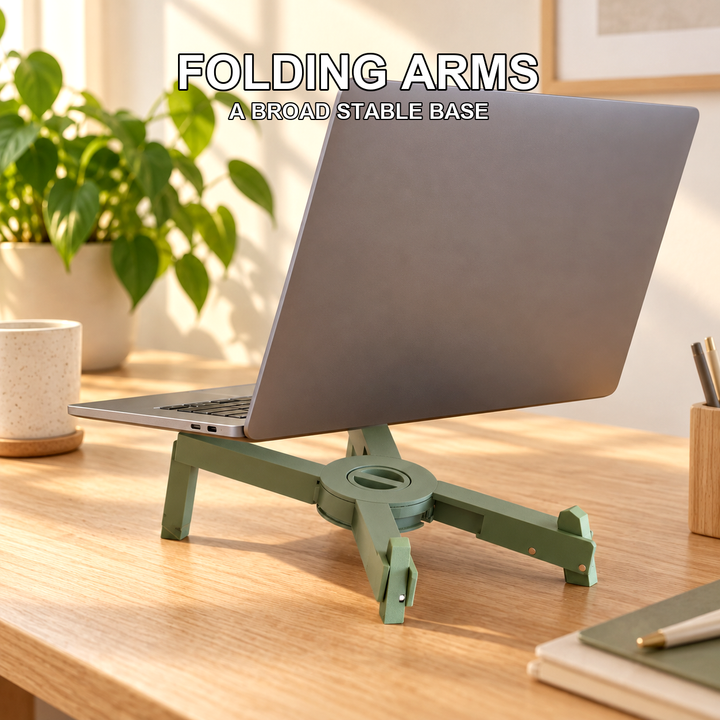 Portable Laptop Stand — Open, Set, Work