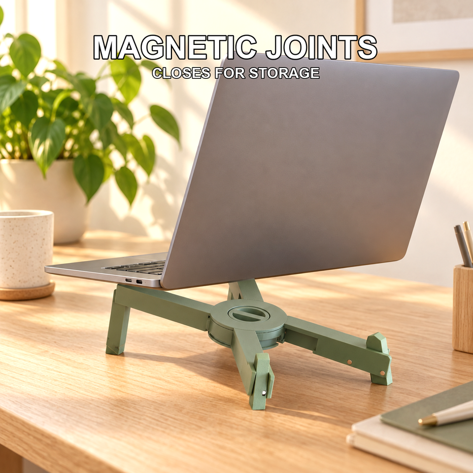 Portable Laptop Stand — Open, Set, Work — Feature view