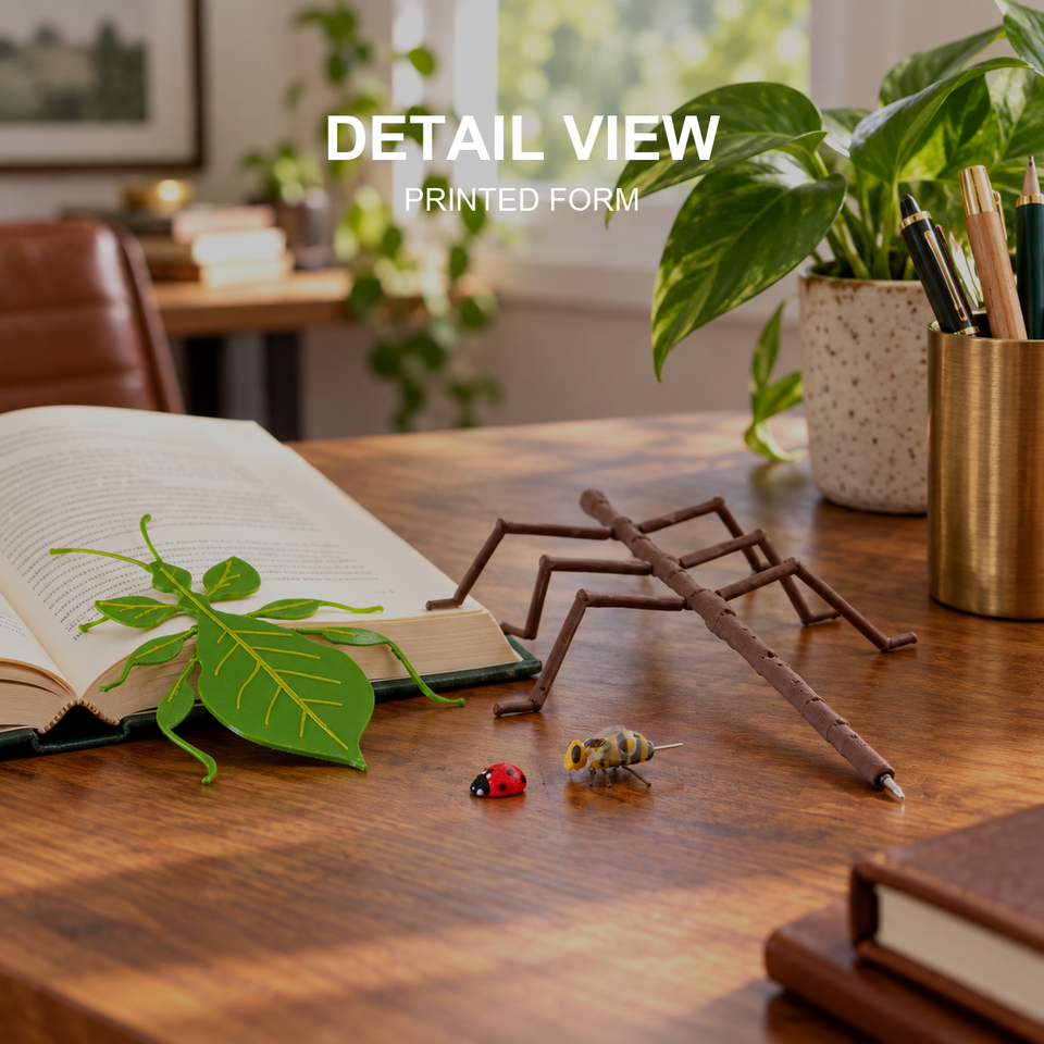 Office Bugs — Leafy Desk Set — Feature detail