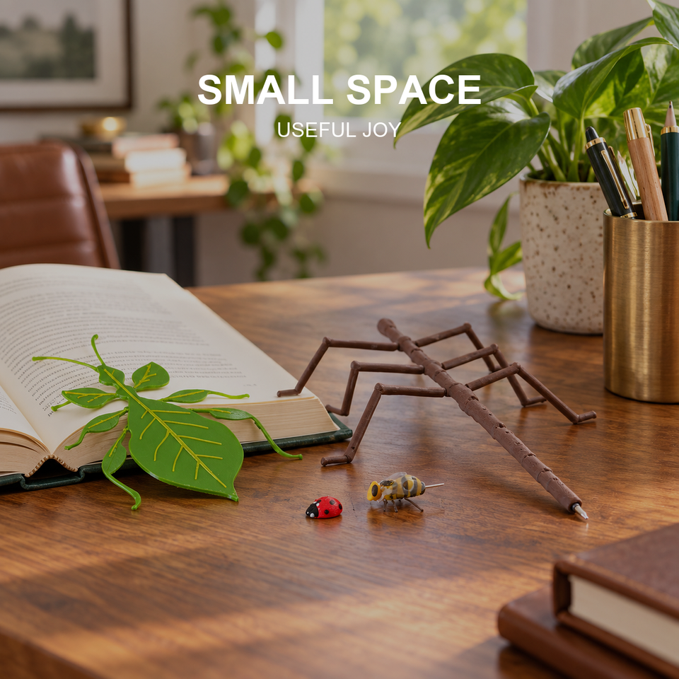 Office Bugs — Leafy Desk Set — Feature view