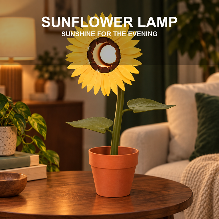 Sunflower Lamp — Sunshine for the Evening