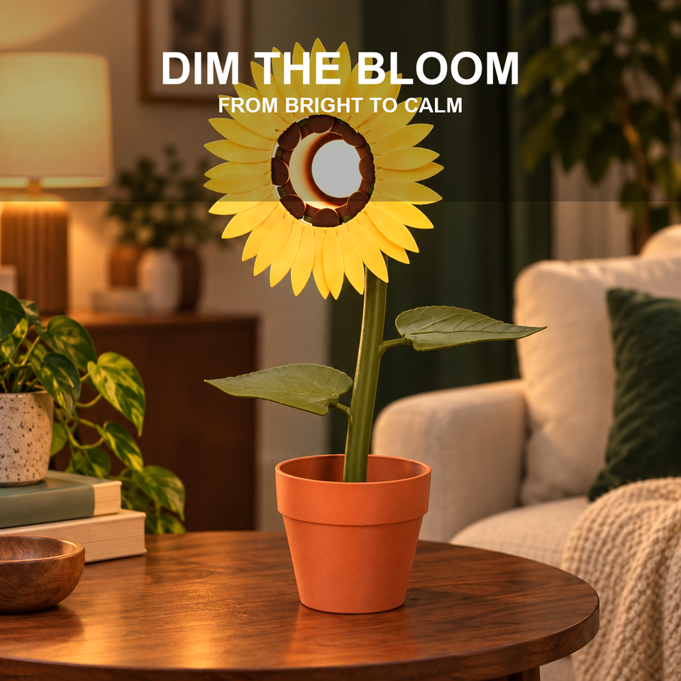Sunflower Lamp — Sunshine for the Evening — Feature view