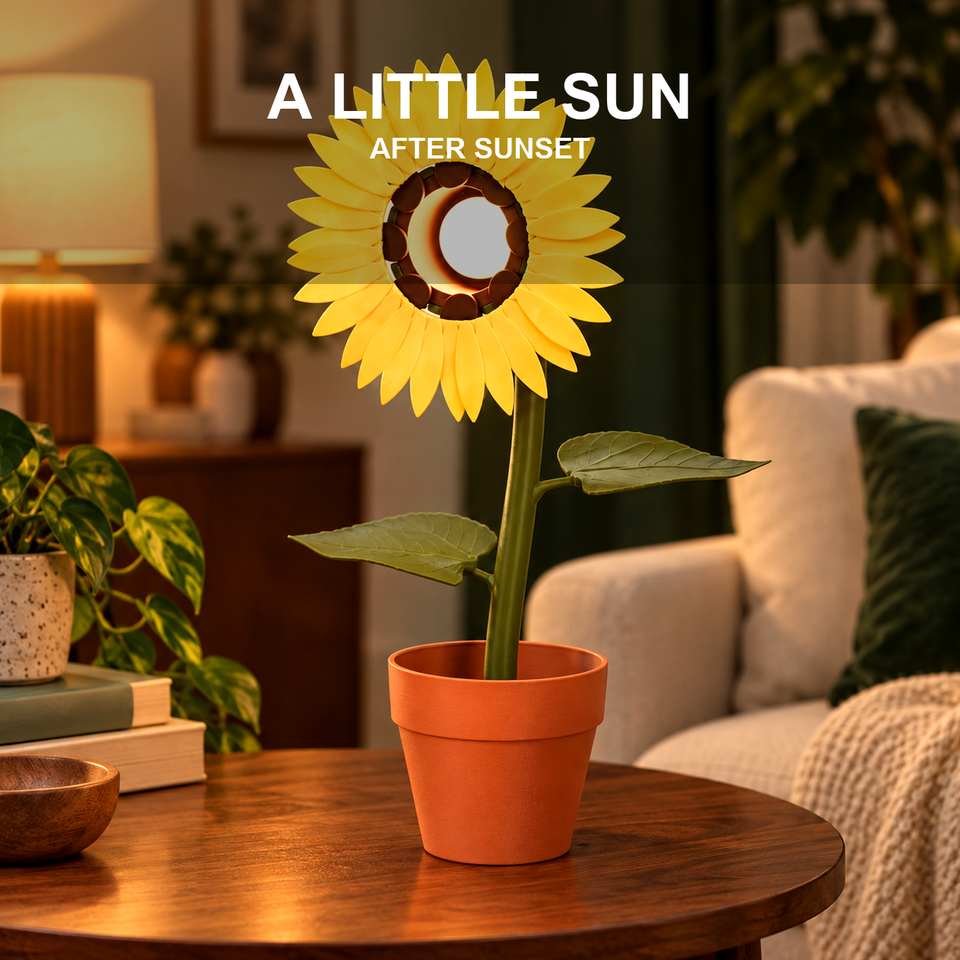 Sunflower Lamp — Sunshine for the Evening — Feature view