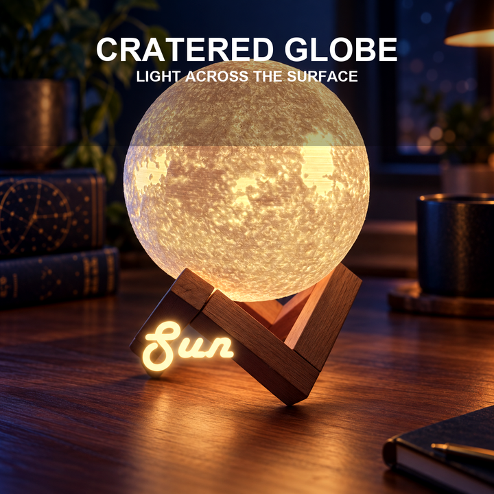 Sun Planet Lamp — A Warm World for Your Desk