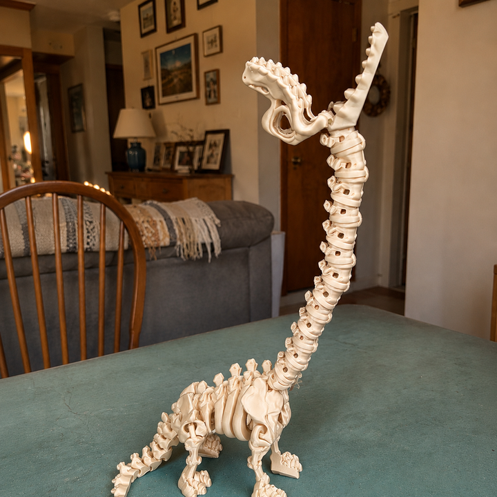 Large Brontosaurus Skeleton Toy