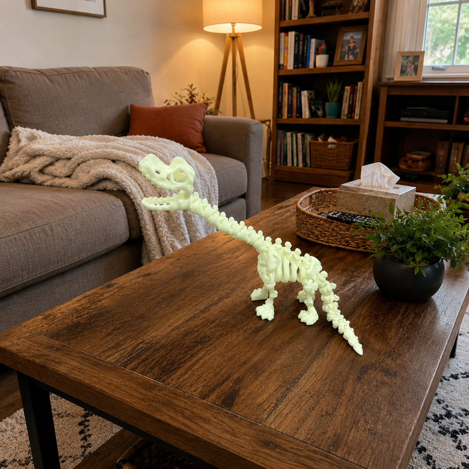 Large Brontosaurus Skeleton Toy