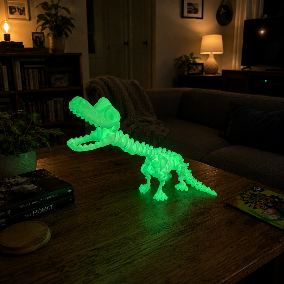 Large Brontosaurus Skeleton Toy