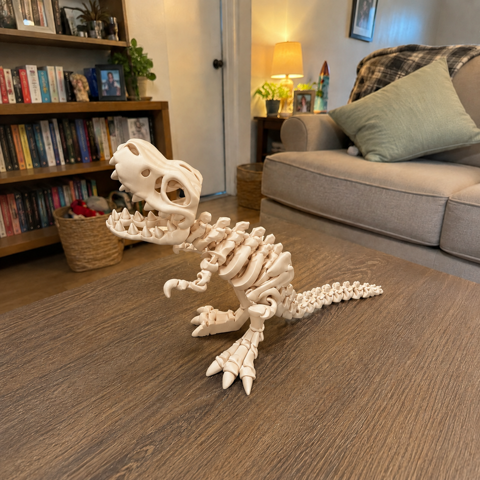 Large T-Rex Skeleton Toy