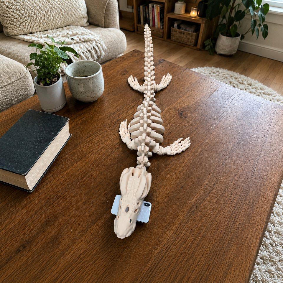 Large Mosasaurus Skeleton Toy