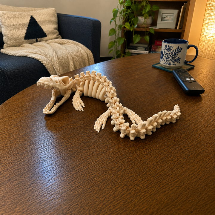 Large Mosasaurus Skeleton Toy