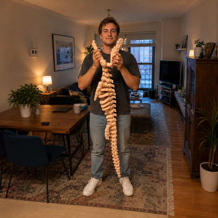 Large Mosasaurus Skeleton Toy