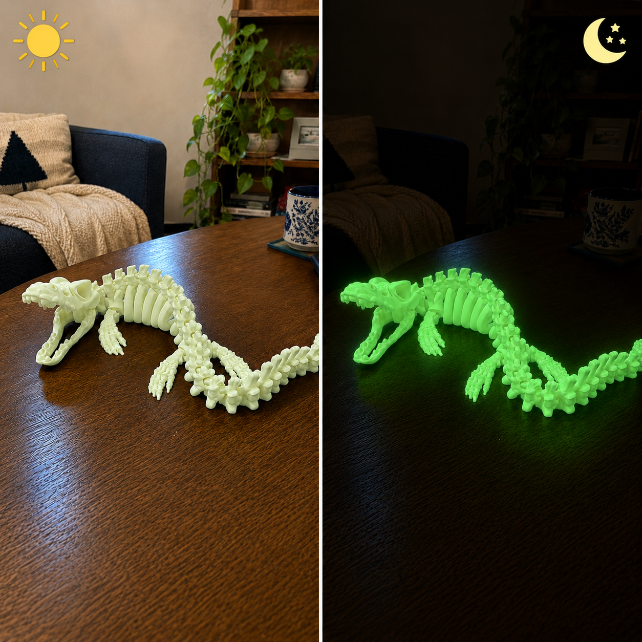Large Mosasaurus Skeleton Toy