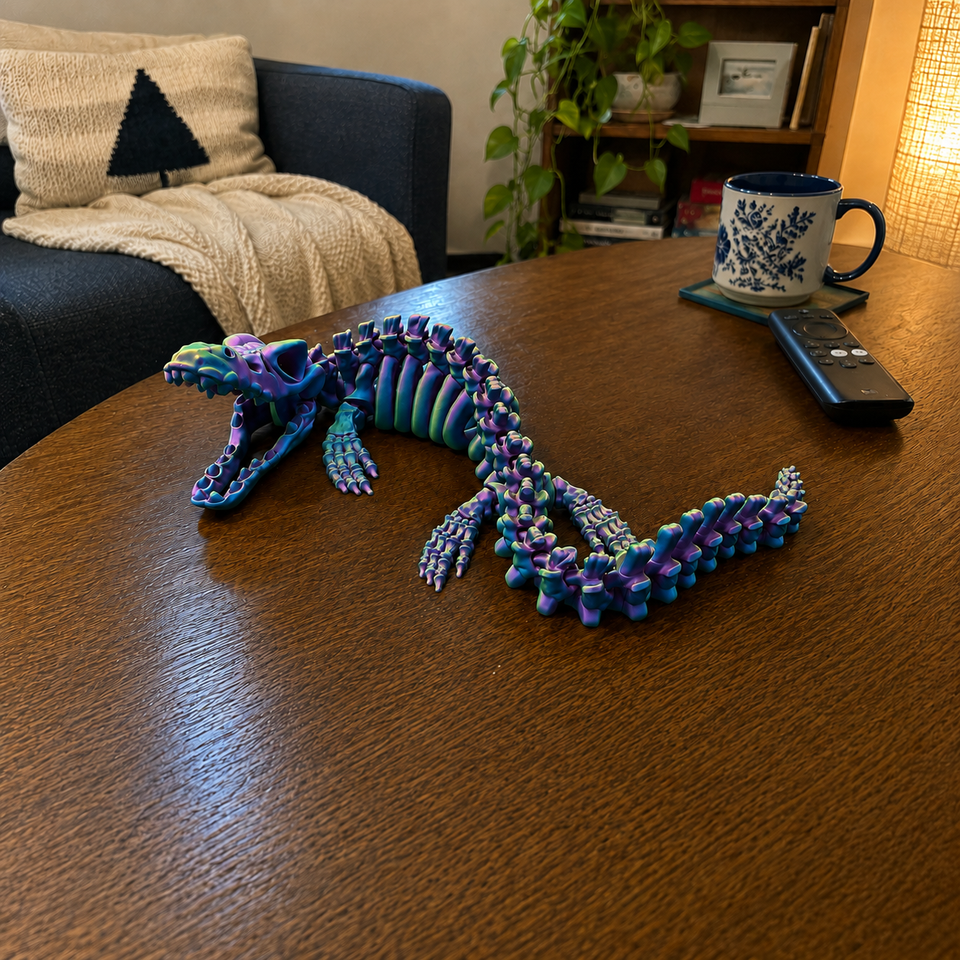 Large Mosasaurus Skeleton Toy