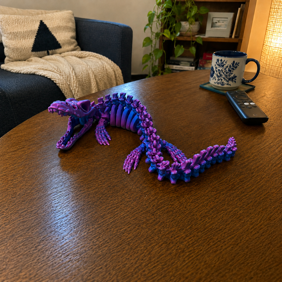 Large Mosasaurus Skeleton Toy