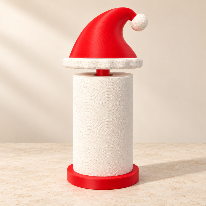 Santa Hat Paper Towel Holder