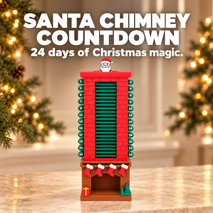 Santa Chimney 24-Day Advent Calendar