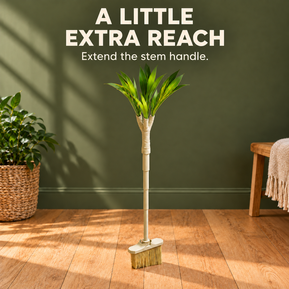 Dust-Free Dragon Tree — Extend the stem handle.