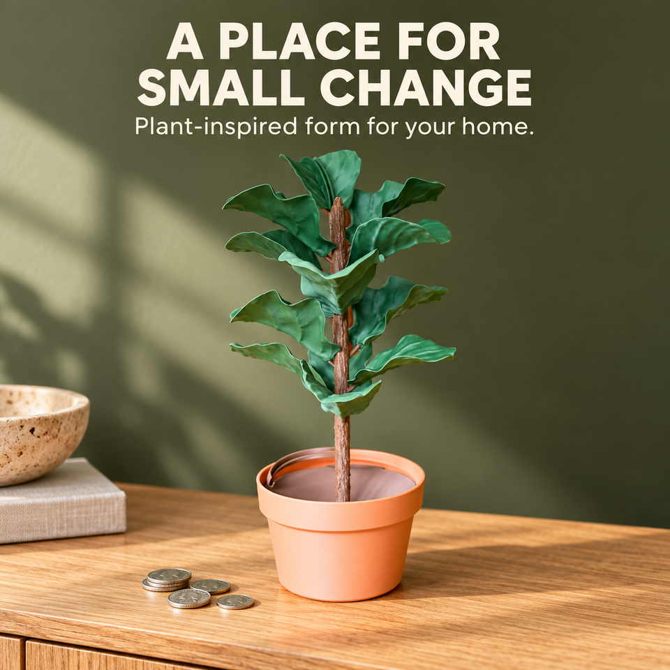 Figgy Bank — Plant-inspired form for your home.