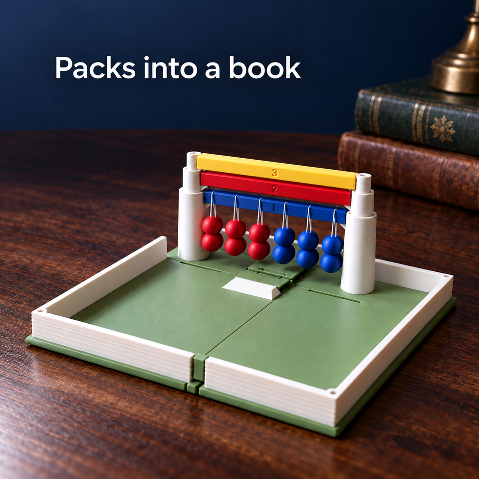 PlayBook'd Ladder Ball — Built-in storage