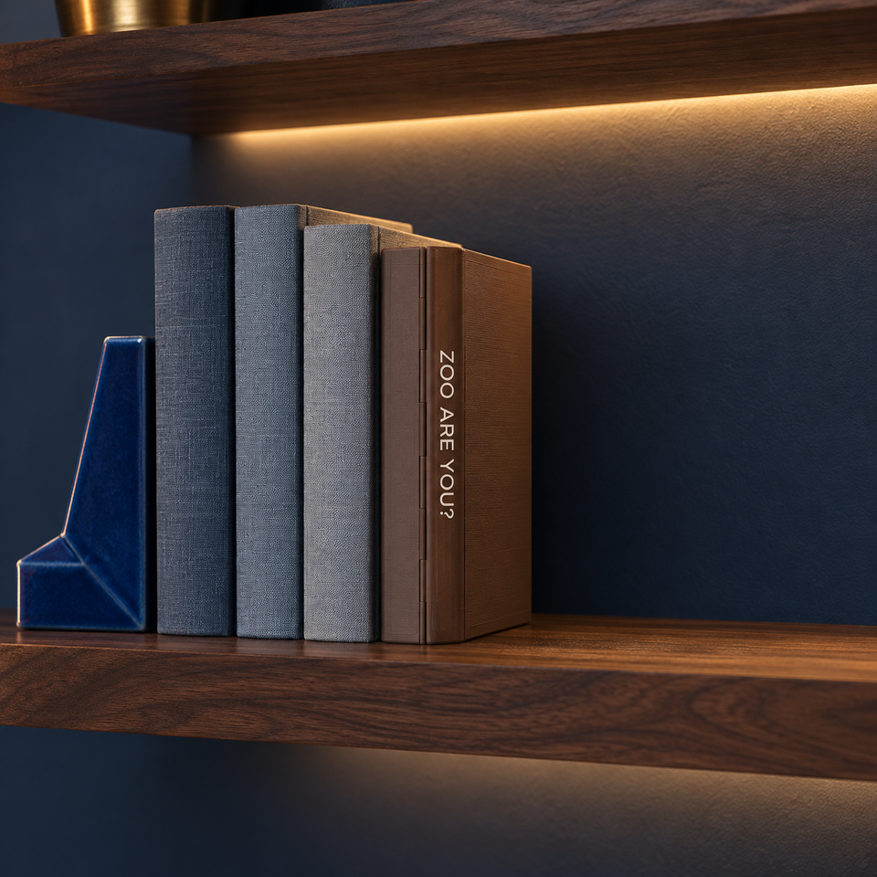 PlayBook'd Zoo Are You? — Closed bookshelf storage