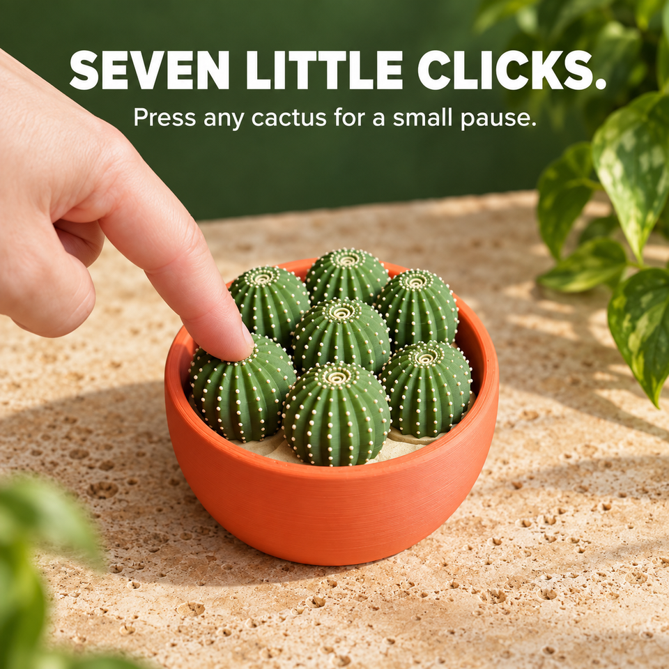 Cactus Cluster — seven little clicks