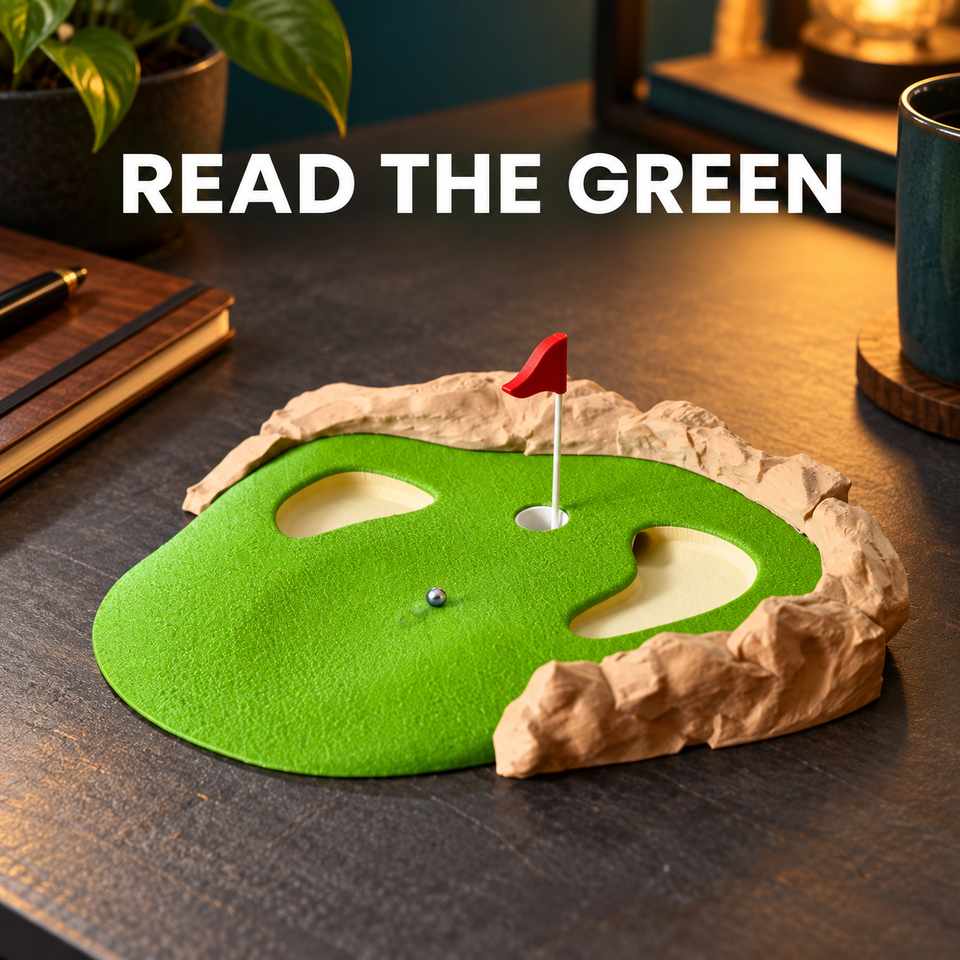 Desktop Golf Gen 2 — Putting green detail