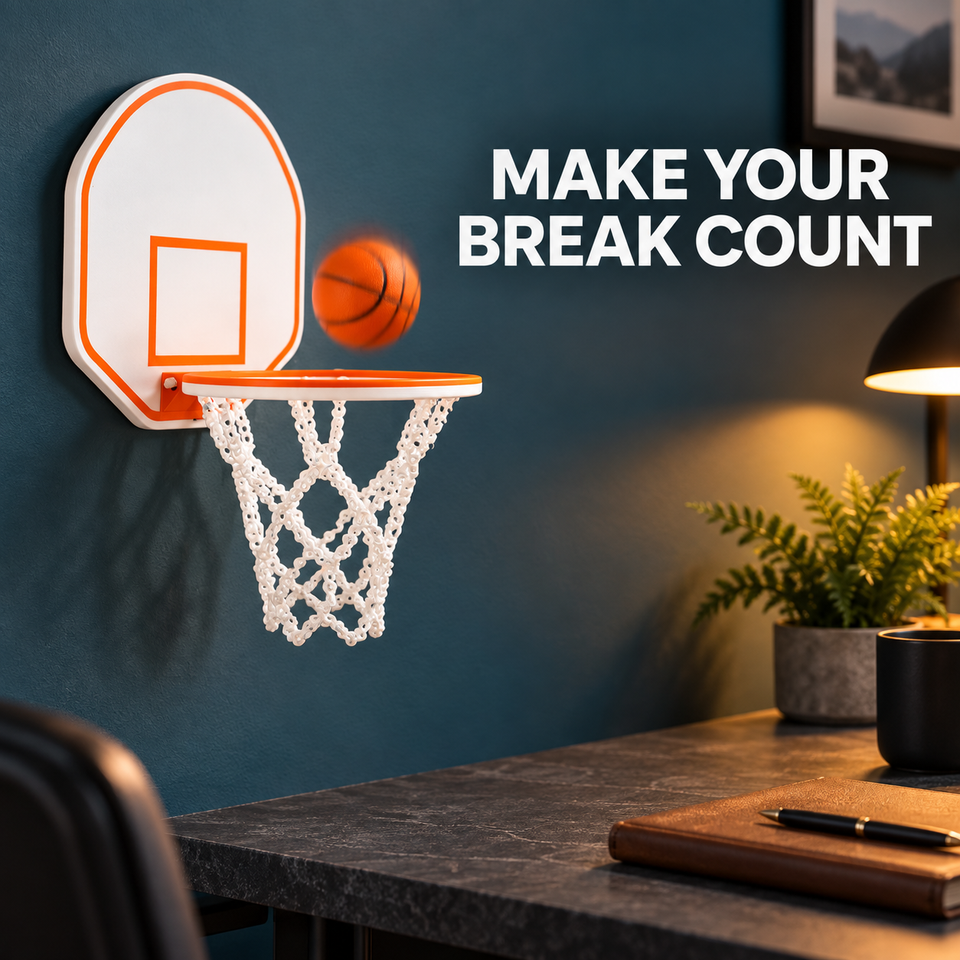 Mini Basketball — Wall hoop lifestyle