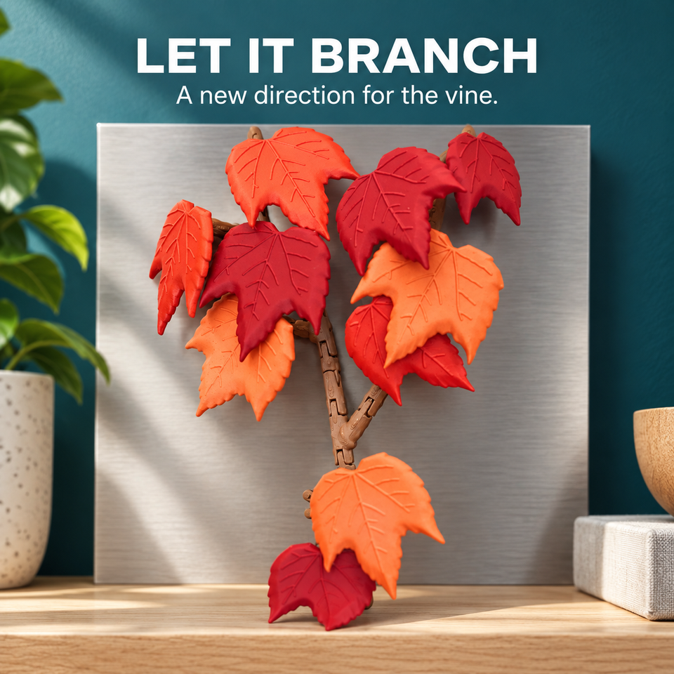 Boston Ivy Fridge Magnet — let it branch