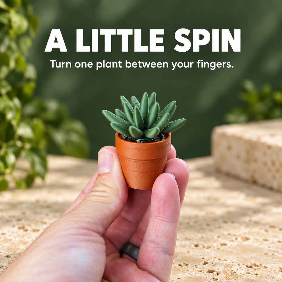 Spinny Succulents — a little spin