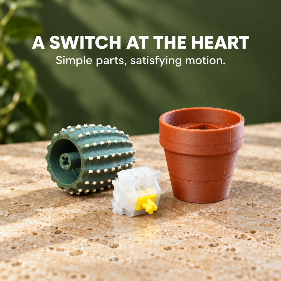 Clicky Cacti — a switch at the heart