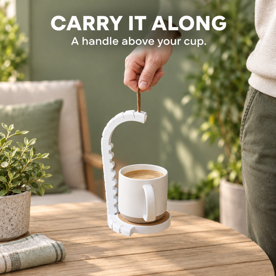 Spill Proof Coffee Carrier — carry it along