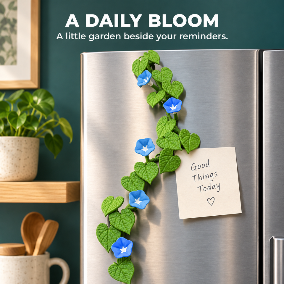 Morning Glory Magnets — a daily bloom
