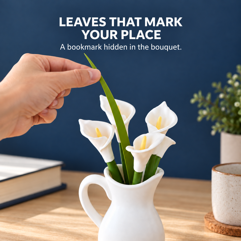 Calla Lily Pens — leaves that mark your place