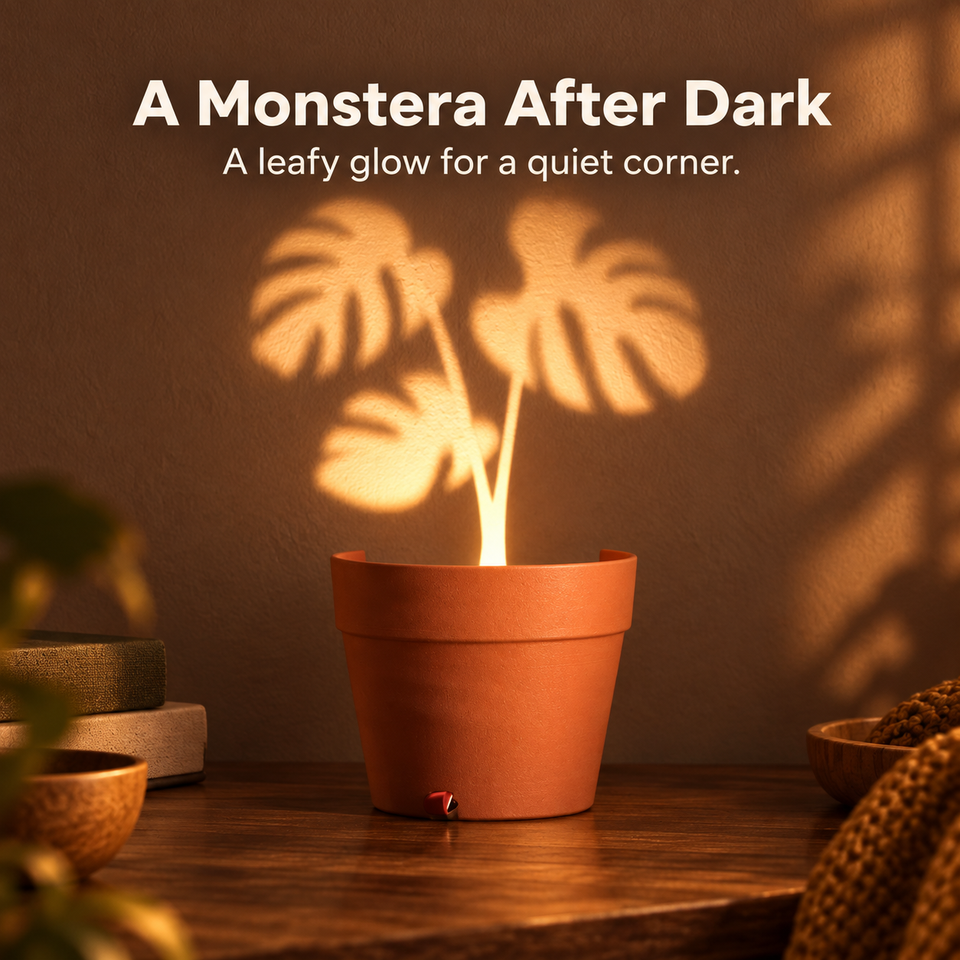 Garden Graveyard — A Monstera After Dark