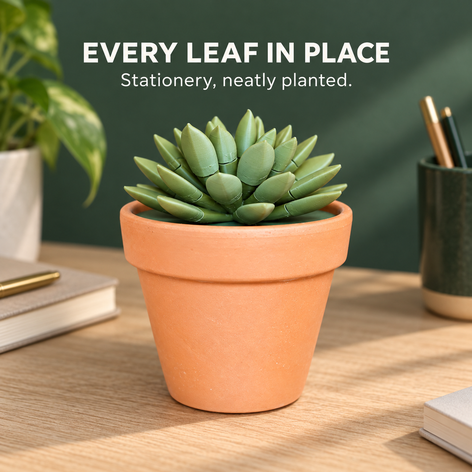 Push Pin Succulent — A Place for Bright Ideas — Pins neatly returned to rosette