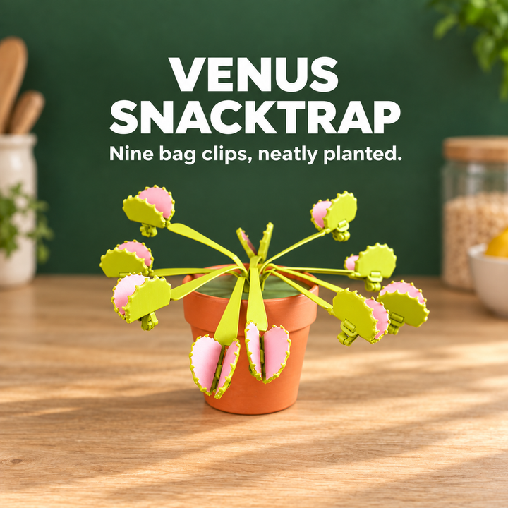 Venus Snacktrap — A Friendly Bite for Bags