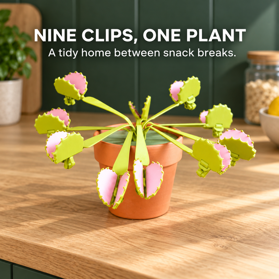 Venus Snacktrap — A Friendly Bite for Bags — stored