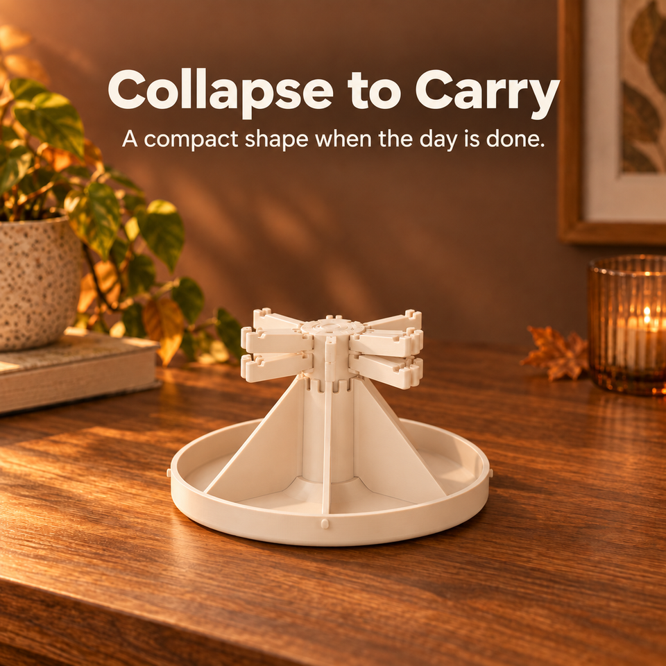 Display Tower — Collapse to Carry