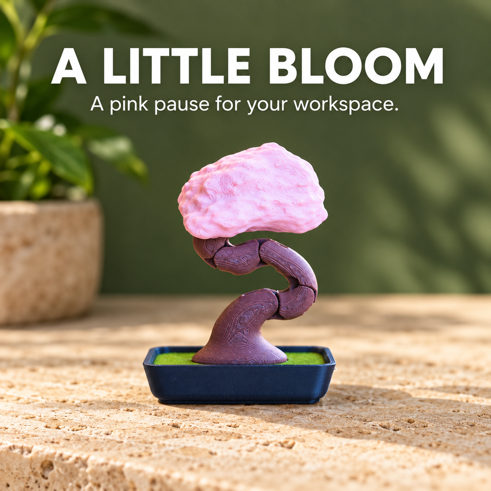 Bendy Bonsai — a little bloom