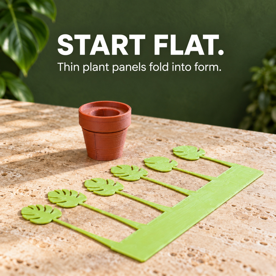 Fidget Foliage — start flat