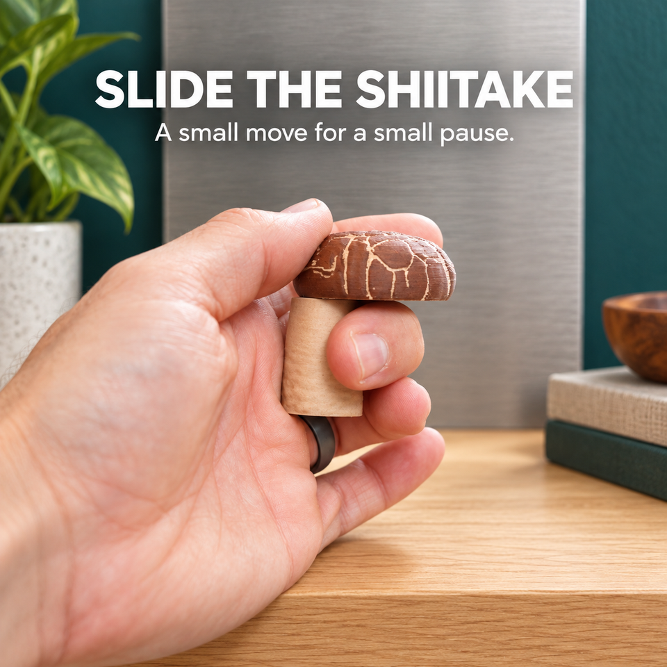 Magnetic Mushrooms — slide the shiitake