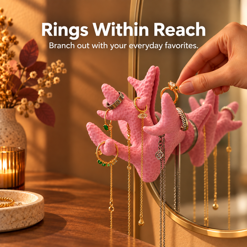 Catchall Coral — Rings Within Reach