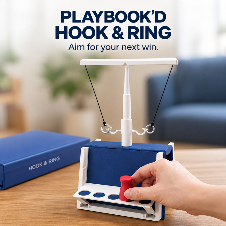 PlayBook'd Hook & Ring – Portable Skill Game