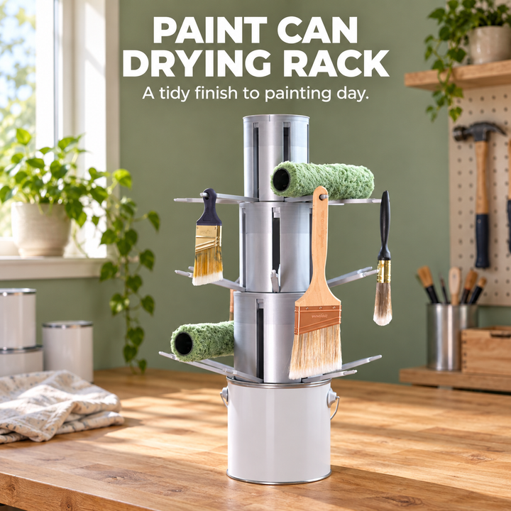 Paint Can Drying Rack