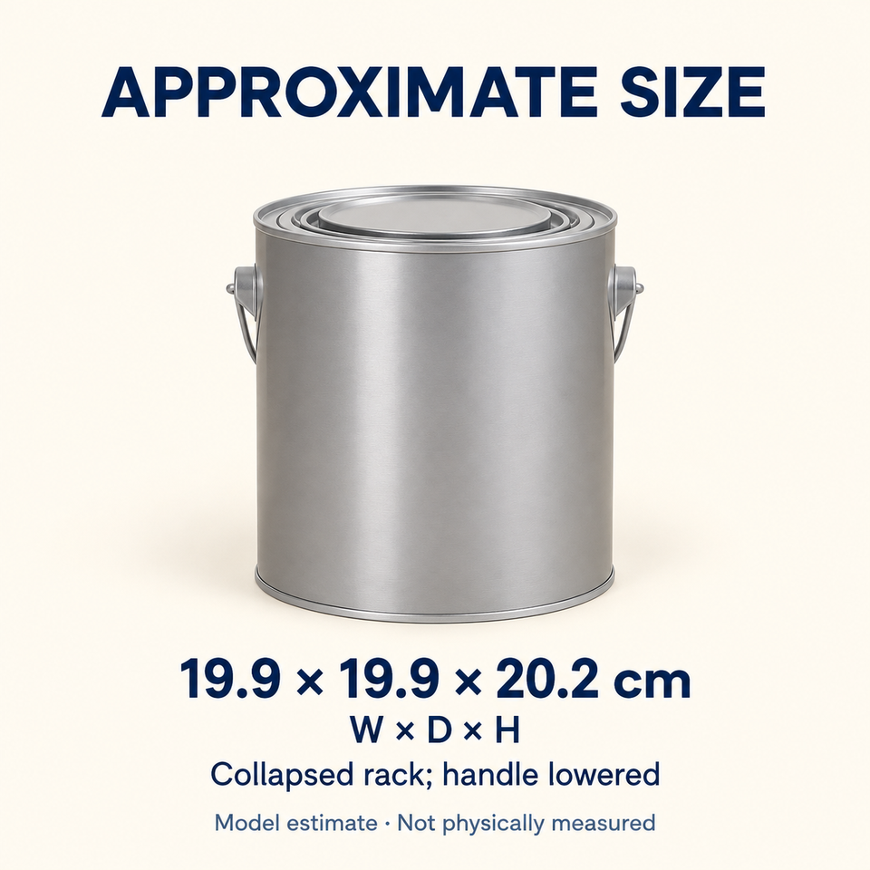 Paint Can Drying Rack — Approximate dimensions