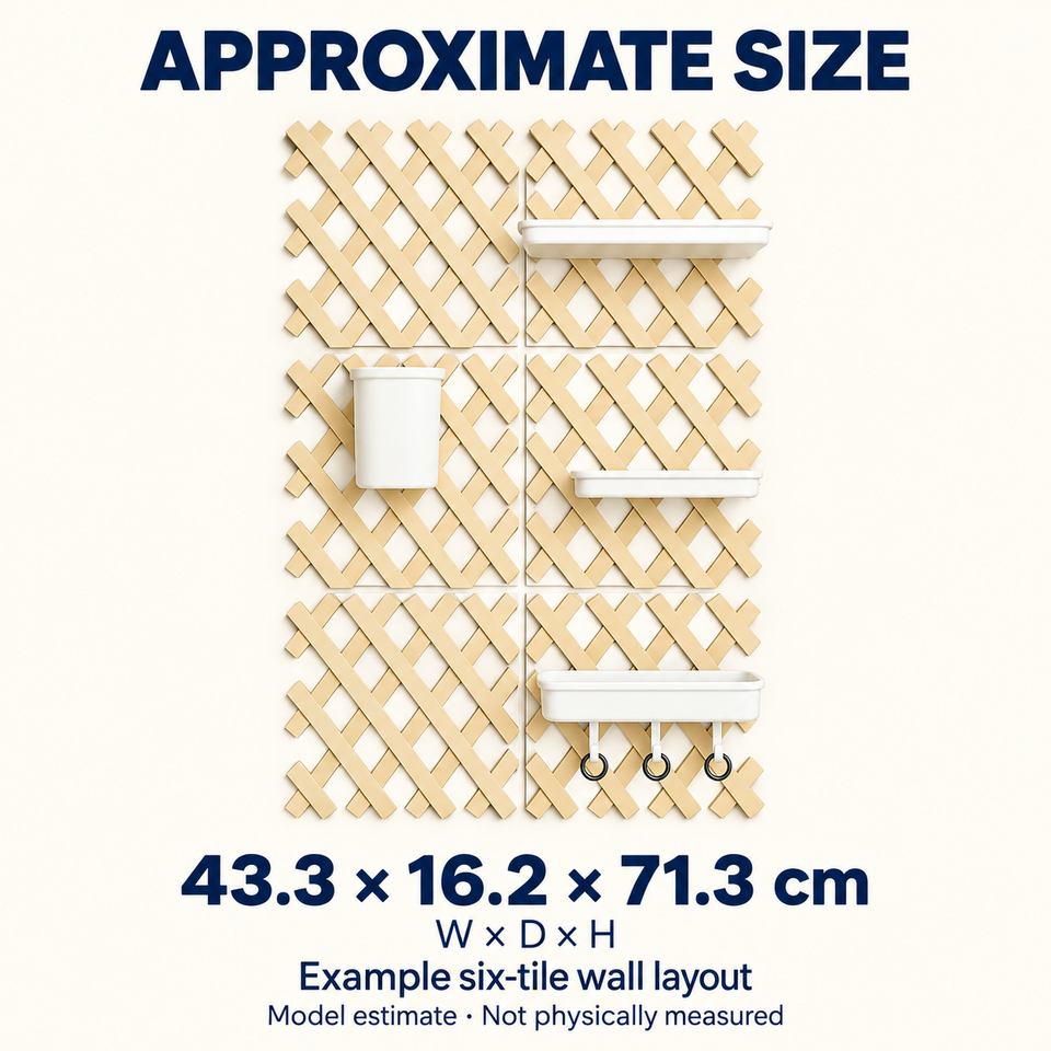 Trellis Base Bundle — Approximate dimensions