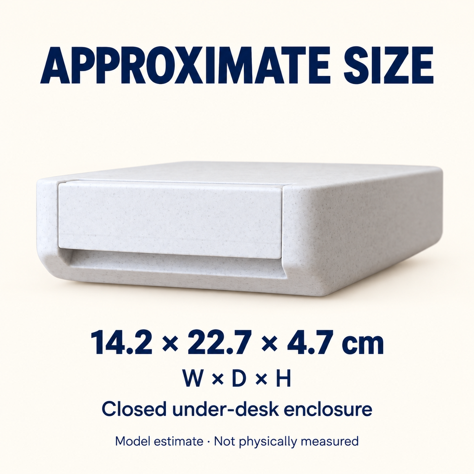 Phone Vault for iPhone 16 — Approximate dimensions